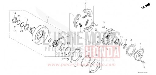 EMBRAYAGE UNIDIRECTIONNEL ST125AT de 2026